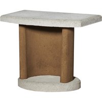 BUSCHBECK Beistelltisch »Georgia«, BxHxT: 70 x 57 x 41 cm, Beton - orange von Buschbeck