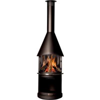 BUSCHBECK Edelstahlkamin »Sydney«, BxHxT: 72 x 250 x 72 cm - schwarz von Buschbeck