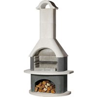 BUSCHBECK Gartengrillkamin »Athen«, 110 cm - weiss von Buschbeck