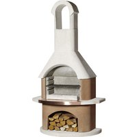 BUSCHBECK Gartengrillkamin »Toskana«, 110 cm - weiss von Buschbeck