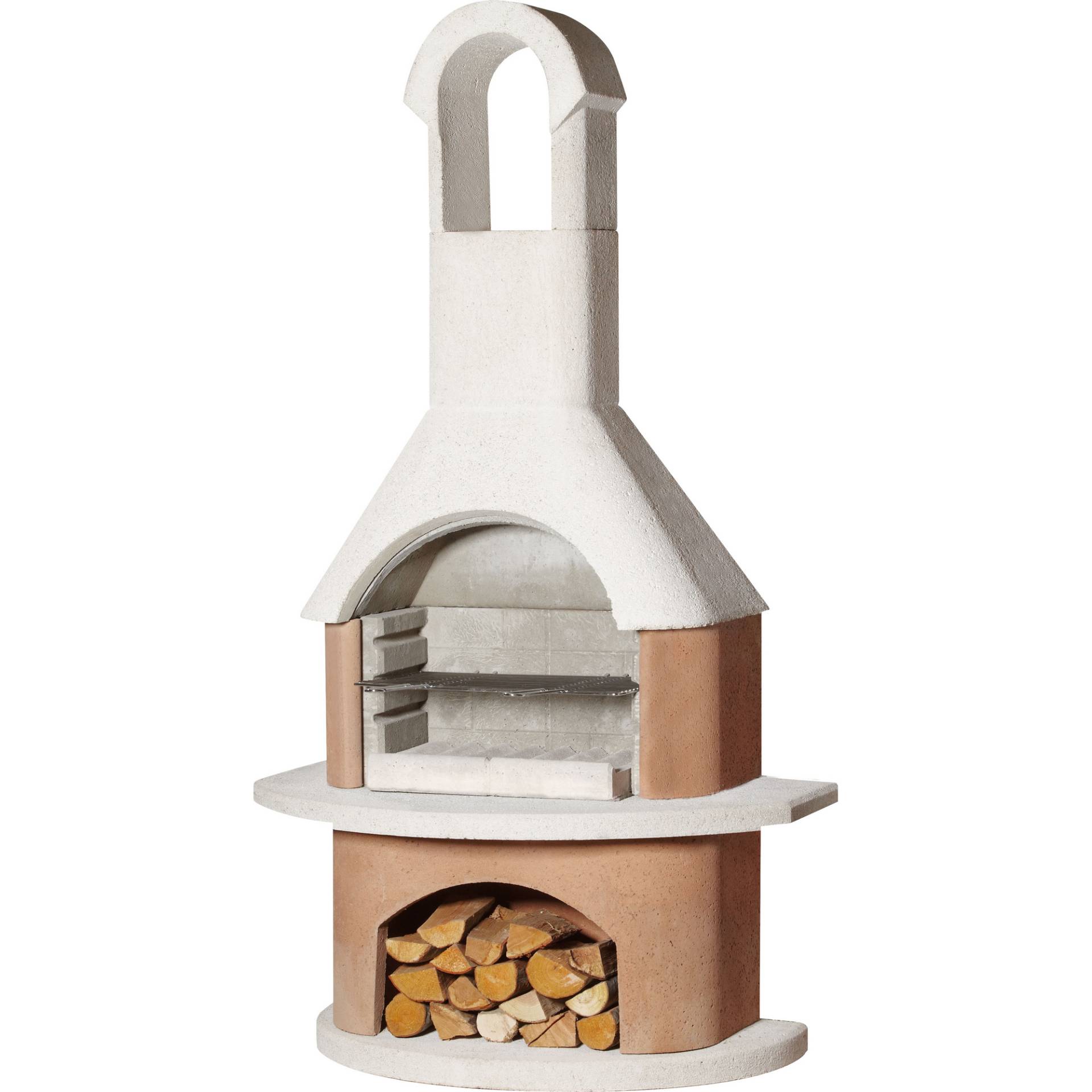 Buschbeck Grillkamin 'Bali' weiß/terracotta 110 x 203 cm Buschbeck Grillkamin 'Bali' weiß/terracotta 110 x 203 cm von Buschbeck