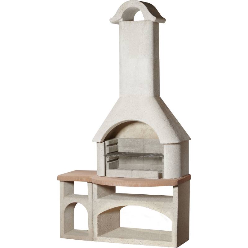 Buschbeck Grillkamin 'Bozen' weiß/terracotta 117 x 210 x 65 cm Buschbeck Grillkamin 'Bozen' weiß/terracotta 117 x 210 x 65 cm von Buschbeck