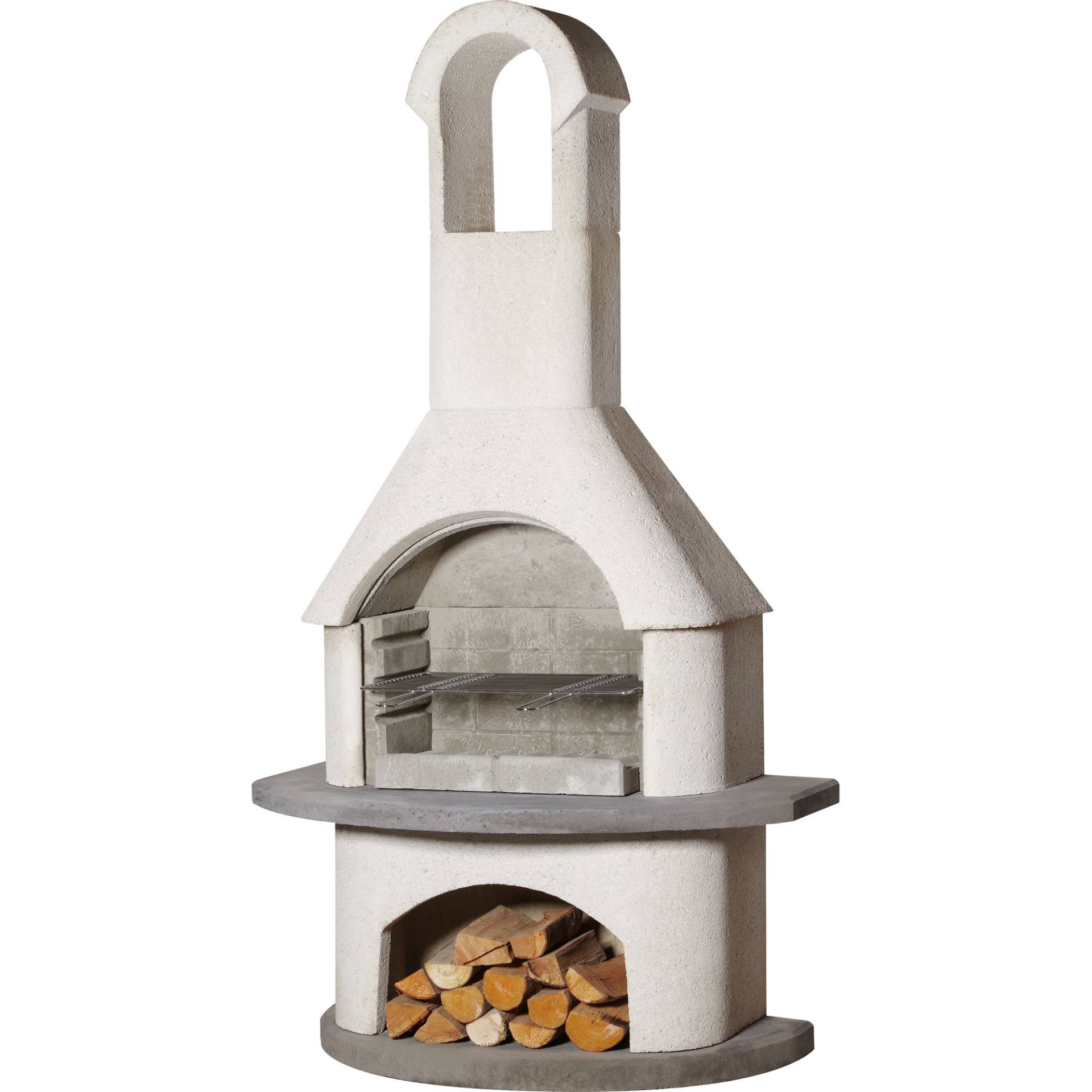 Buschbeck Grillkamin 'Valenzia' weiß/anthrazit 110 x 203 x 65 cm Buschbeck Grillkamin 'Valenzia' weiß/anthrazit 110 x 203 x 65 cm von Buschbeck