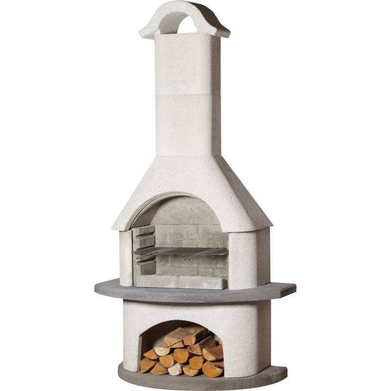 Buschbeck Grillkamin 'Verona' weiß, anthrazit 110 x 210 x 65 cm Buschbeck Grillkamin 'Verona' weiß, anthrazit 110 x 210 x 65 cm von Buschbeck