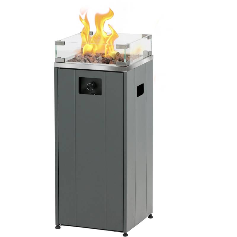 Buschbeck Terassenheizer Loungefeuer Malta Grau 7,5 kW von Buschbeck