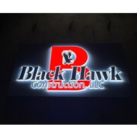 Benutzerdefinierte Hinterleuchtetes Schild, Geschäftsschild, Außenschild, Büroschild, 3D-Led-Signage 3D-Hinterleuchtetes Schild von Businessign3Dmetal