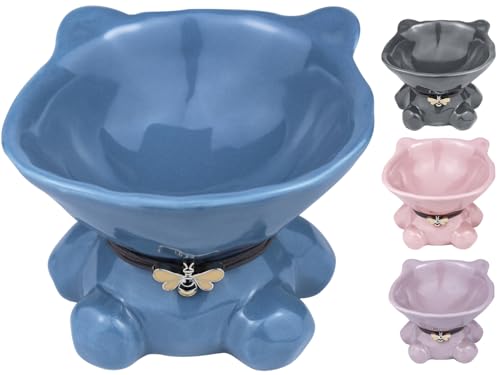 Busnos Katzennapf Erhöht Einzeln Futternapf 15° Neigung Trinknapf Katze Blau Fressnapf Katze Erhöht Keramik 14x13x11 cm Katzennapf Katzen Kleiner Hund Zubehör Essen Teller Futterstation Busnos Katzennapf Erhöht Einzeln Futternapf 15° Neigung Trinknapf Katze Blau Fressnapf Katze Erhöht Keramik 14x13x11 cm Katzennapf Katzen Kleiner Hund Zubehör Essen Teller Futterstation von Busnos