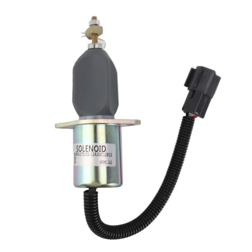 BusoTh Ersatz-12-V-Kraftstoffabschaltmagnetventil 1751ES 12A3UC12B1S, Präzises Stopp-Magnetventil für Generatormotoren, Industrielle Automatisierung, Mechanische Verarbeitung mit von BusoTh