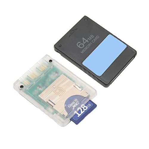 Spielkartenadapter, Universeller Tragbarer Plug-and-Play-64-MB-FMCBV1.966-Konsolenspeicherkartenadapter für Videospiele (Dicke Konsolen) von BusoTh