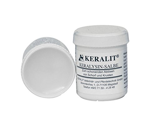 Keralit Keralysin-Salbe für Pferde | 110g | zur Unterstützung der Haut | Schonend Krusten und Schorf lösen | Gegen Hautreizungen | Dünnflüssige Öle von Busse