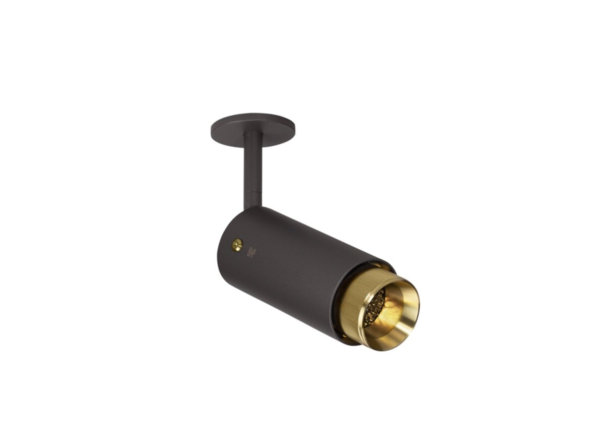 Buster+Punch - Exhaust Linear Deckenleuchte Graphite/Brass Buster+Punch von Buster+Punch