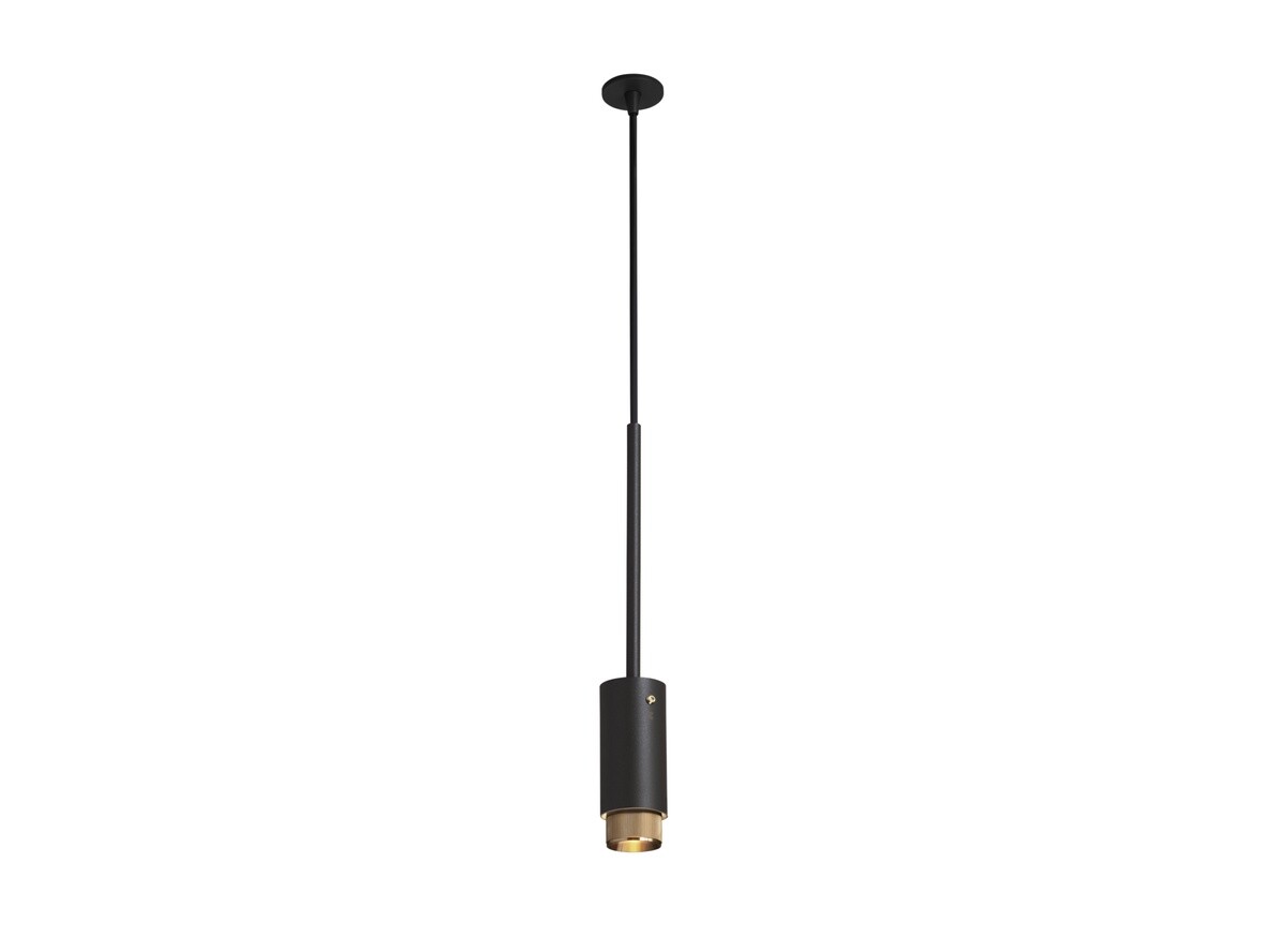 Buster+Punch - Exhaust Linear Pendelleuchte Graphite/Brass Buster+Punch von Buster+Punch