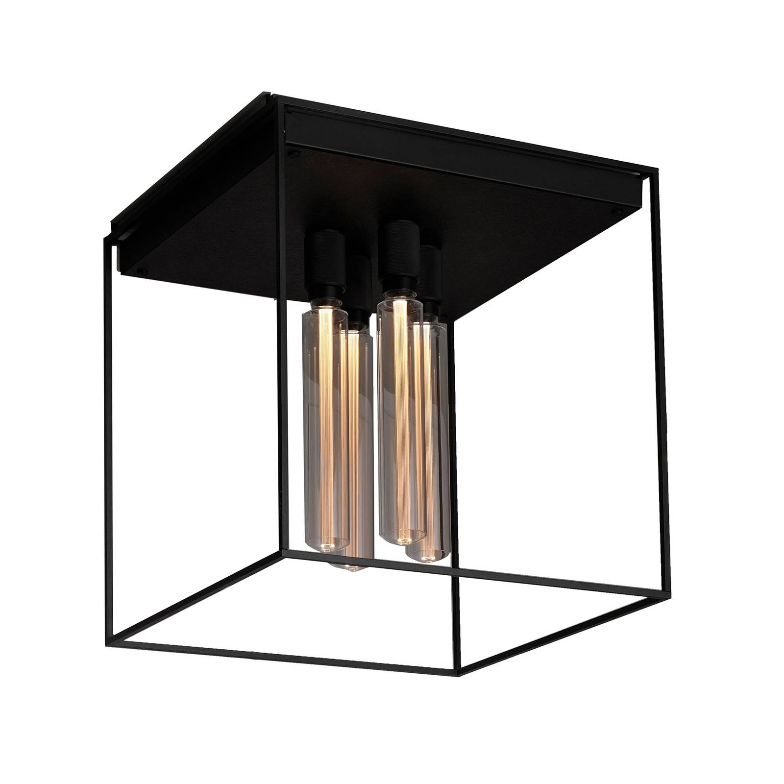 Buster + Punch Caged Ceiling 4.0 LED Marmor black von Buster + Punch