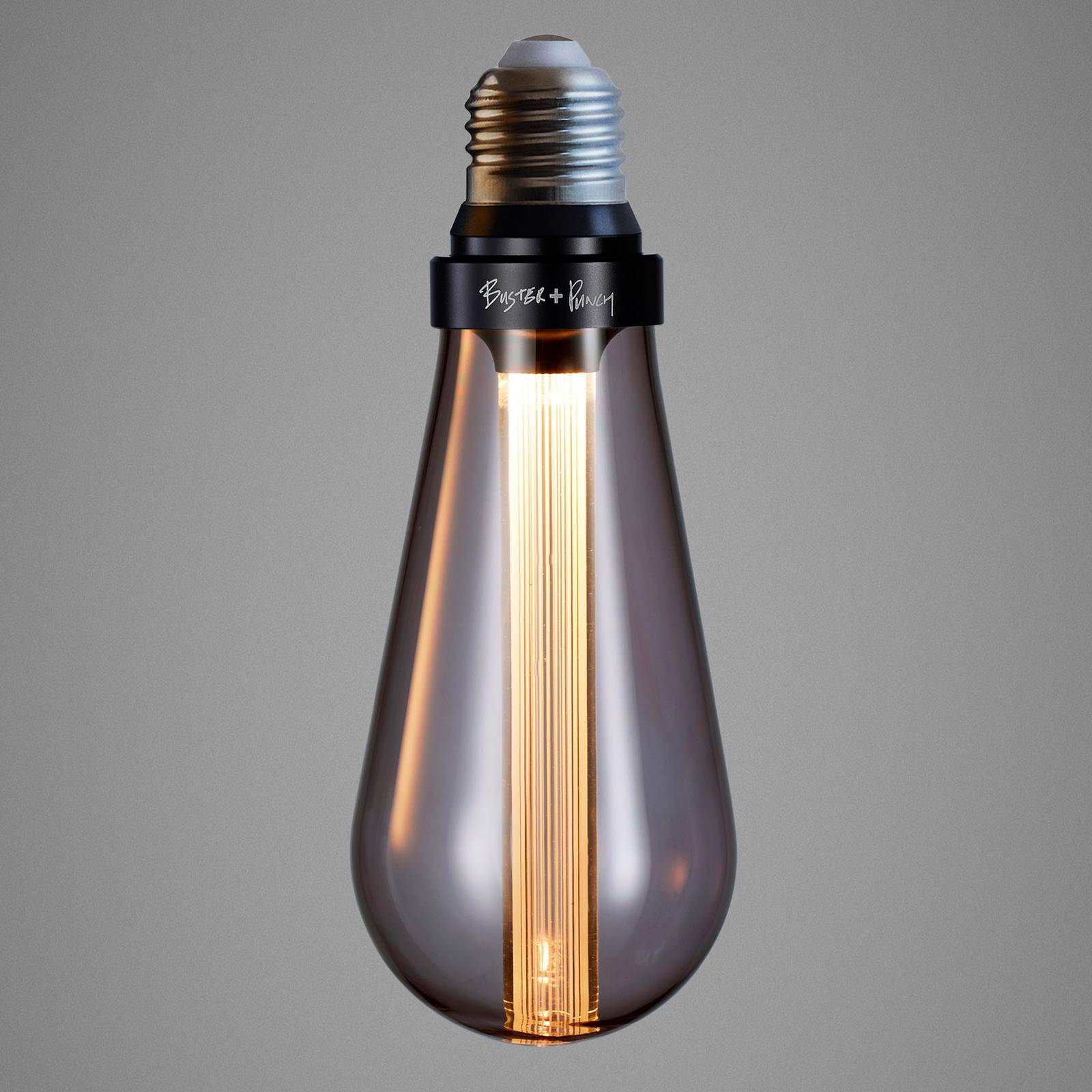 Buster + Punch LED-Lampe E27 2W dimmbar smoked von Buster + Punch