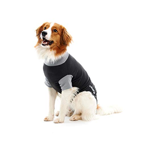 Buster Body Suit Classic perro, Negro/gris, 52cm, T- L von Kruuse