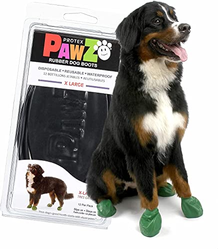 PAWZ DOG 0897515001208 Schwarze Hundestiefel, X-Large von BUSTER