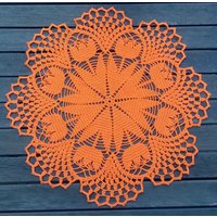 Oranges Frühlings Tulpen Häkeldeckchen Oranges Frühlings Tulpen Häkeldeckchen von BusyCraftyMum