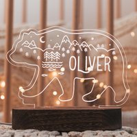 Bären Nachtlicht Mit Namen. Personalisierte Für Kinder. Geschenk Die Enkelkinder. Bergen. Erstes Weihnachtsgeschenk Bären Nachtlicht Mit Namen. Personalisierte Für Kinder. Geschenk Die Enkelkinder. Bergen. Erstes Weihnachtsgeschenk von BusyPuzzle