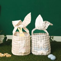 Personalisierter Osterkorb. Osterhase. Kinder Osternest. Baby Korb Für Mädchen Und Jungen. Eierkorb Für Osteraktivitäten von BusyPuzzle