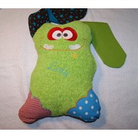 Gr. Kuschelmonster Mit Zipfelohren Und Namen von BusybeeVonAndrea