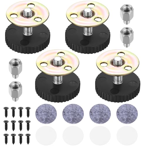 4 Stück Verstellbare Möbelfüße, Höhenverstellbare Füße, Stellfüße, Nivellierfüße, Füsse für Möbel Schränke Tische Sofa Gerätefüße Bettfuße, mit Anti-Rutsch-Pads, Schrauben (46-64 Millimeter) 4 Stück Verstellbare Möbelfüße, Höhenverstellbare Füße, Stellfüße, Nivellierfüße, Füsse für Möbel Schränke Tische Sofa Gerätefüße Bettfuße, mit Anti-Rutsch-Pads, Schrauben (46-64 Millimeter) von But Oswetf
