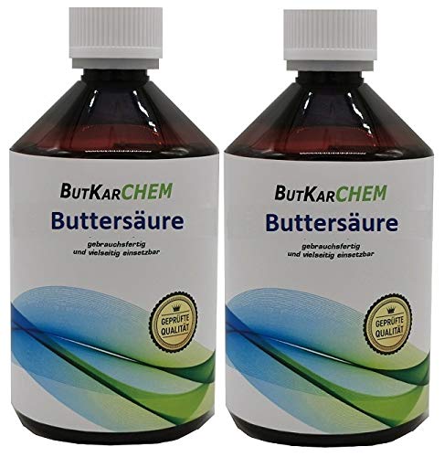 ButKarCHEM (2x500ml) Buttersäure (Variante 500ml-9500ml) Artnr. OWGC By Karbid 24 (2x500ml) von ButKarCHEM