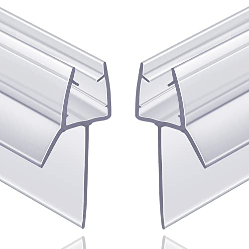 Butecare rahmenlose Duschtür-Bodendichtung mit langem Sweep für Glastüren, verhindert Auslaufen von Dusche und schafft eine Wasserbarriere (3/16 Zoll x 36 Zoll) von Butecare