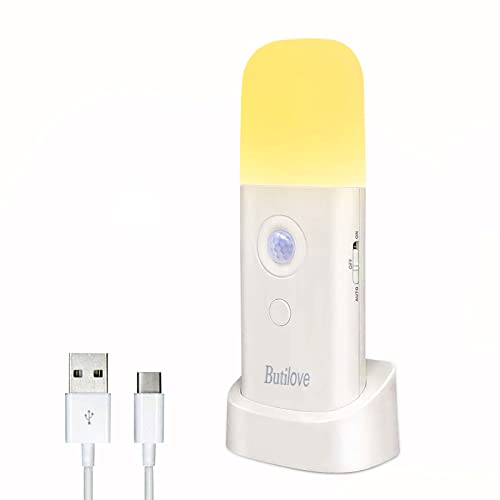 Nachtlicht mit Bewegungsmelder, wiederaufladbar, tragbar, mit USB-Kabel, kabellose Wandleuchte mit automatischem Ein- und Ausschalten, für Schrank, Kleiderschrank, Küche, Treppe, Schlafzimmer Nachtlicht mit Bewegungsmelder, wiederaufladbar, tragbar, mit USB-Kabel, kabellose Wandleuchte mit automatischem Ein- und Ausschalten, für Schrank, Kleiderschrank, Küche, Treppe, Schlafzimmer von Butilove