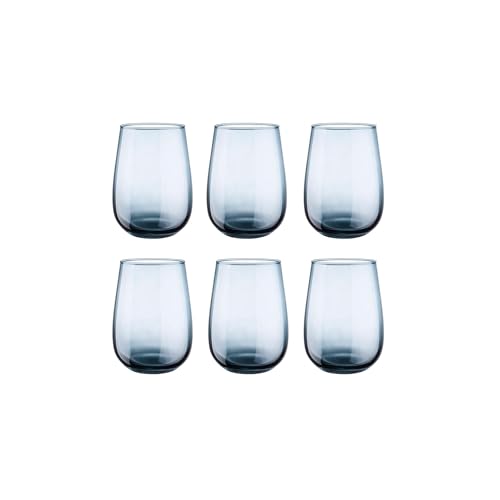 BUTLERS Trinkglas, Set 6x Longdrinkgläser 590ml aus Glas -CALICO- ideal als Cocktailgläser, Wassergläser, Gläser & Trinkgeschirr von BUTLERS