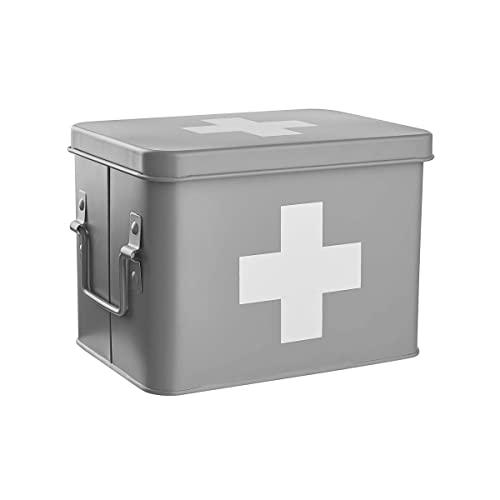 BUTLERS MEDIC Medikamentenbox mit herausnehmbaren Fach | zur Aufbewahrung und Organisation von Medikamenten | als erste Hilfe Kasten und Hausapotheke von BUTLERS