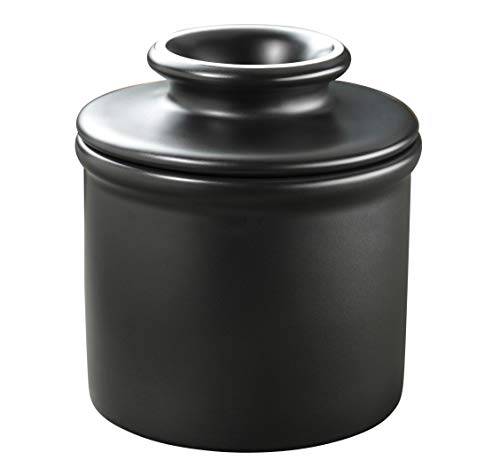 The Original Butter Bell Crock by L. Tremain Retro & Matte Collection – Classic Ebony von Butter Bell