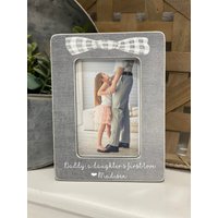 Personalisierter Papa Fotorahmen Rustikaler 4x6 Bilderrahmen Personalisierter Papa Fotorahmen Rustikaler 4x6 Bilderrahmen von ButterLu