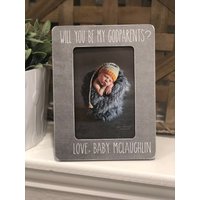 Personalisierter Paten Bilderrahmen Geschenk Zur Taufe von ButterLu