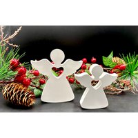 Keraflott 2Er Figur Set "Engel" Deko Geschenk Kirche Hochzeit Mitgebsel Tischdeko Church Weihnachten Keraflott 2Er Figur Set "Engel" Deko Geschenk Kirche Hochzeit Mitgebsel Tischdeko Church Weihnachten von ButterflyMunich