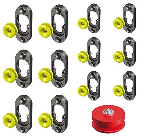 12 x Button Fix Typ 1 Bündighalterungs-Markierungshilfe-Set zum Verbinden von parallelen Paneelen von Button Fix