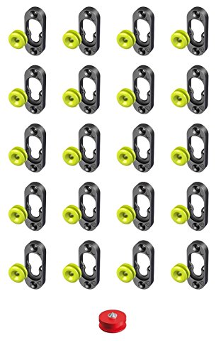 Button Fix Typ 1 Bündighalterungsmarkierer, Führungs-Set, Verbindungsplatte mit Paneel, 20 Stück von XGAGHB