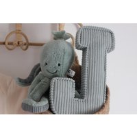 Cord Kinderzimmer Buchstabe Freistehende Stoff Initiale, Wanddeko von ButtonsandBells1