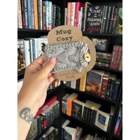 Grau-Zopfmuster-Tasse Gemütlich von ButtonsandYarnOHMY
