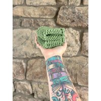 Handgestrickte Spültuch Aus Baumwolle Gestrickt Wiederverwendbare Küchenhandtuch | Bauernhaus Home Essentials von ButtonsandYarnOHMY