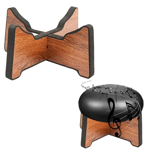 Butyeak Handpan Ständer, Stahlzungentrommel, Zungentrommel Holzständer, Zungentrommelständer, Snare-Ständer, Handpan Instrument Holzständer von Butyeak