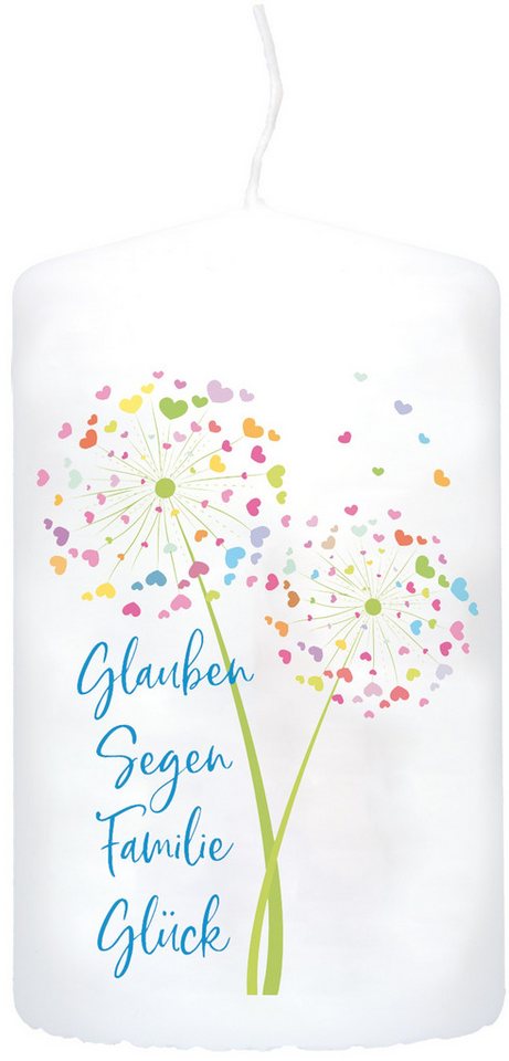 Butzon & Bercker Verlag Stumpenkerze Stumpenkerze Glauben Segen 100x60 von Butzon & Bercker Verlag