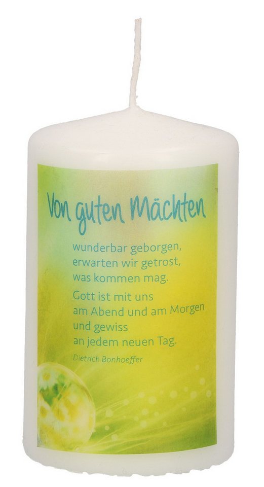 Butzon & Bercker Verlag Stumpenkerze Stumpenkerze - Von guten Mächten von Butzon & Bercker Verlag