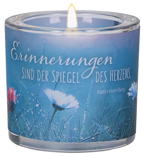 Butzon & Bercker Lichtmomente Windlicht Erinnerungen sind der Spiegel des Herzens - Teelichthalter mundgeblasen inkl. Teelicht und Geschenkverpackung - christliches Geschenk zum Andenken Butzon & Bercker Lichtmomente Windlicht Erinnerungen sind der Spiegel des Herzens - Teelichthalter mundgeblasen inkl. Teelicht und Geschenkverpackung - christliches Geschenk zum Andenken von Butzon & Bercker