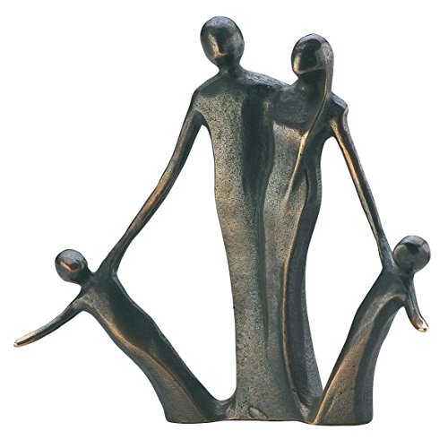"Due Piccolini" Bronzeskulptur Höhe 13 cm von Butzon & Bercker