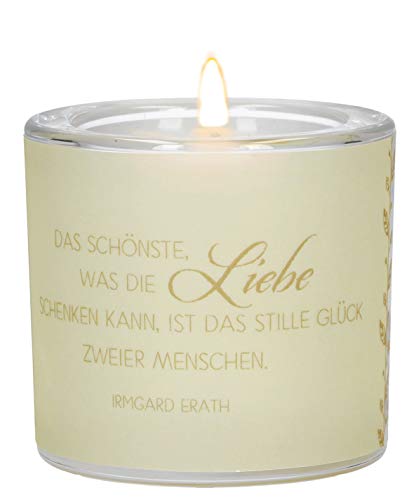 Glaswindlicht zum Ehejubiläum - ein schönes Geschenk zum Ehejubiläum von Butzon & Bercker