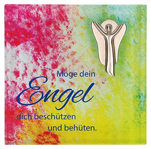 Glasquader Schutzengel aus Metall Psalm 8x8 cm Wandrelief Kerstin Stark Geschenkbox Glasquader Schutzengel aus Metall Psalm 8x8 cm Wandrelief Kerstin Stark Geschenkbox von Butzon & Bercker