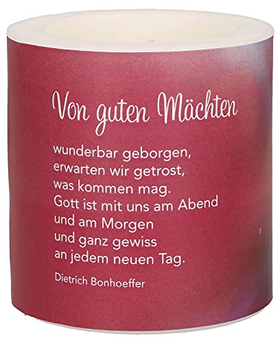 Lampionkerze Gute Mächte Dietrich Bonhoeffer Wachskerze Segensgruß Gott von Butzon & Bercker