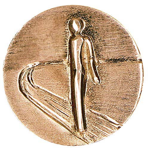 Plakette aus Bronze 'Auf dem Weg' - fürs Portemonnaie von Butzon & Bercker