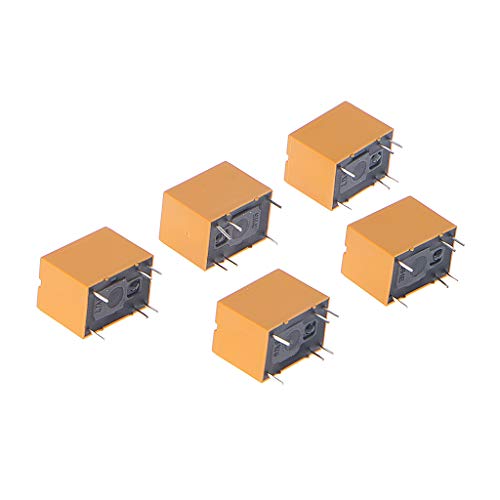Buwei 5 Stück 3V Relais HK4100F-DC3V-SHG 6 Pins 3A 250V AC 30V DC von Buwei