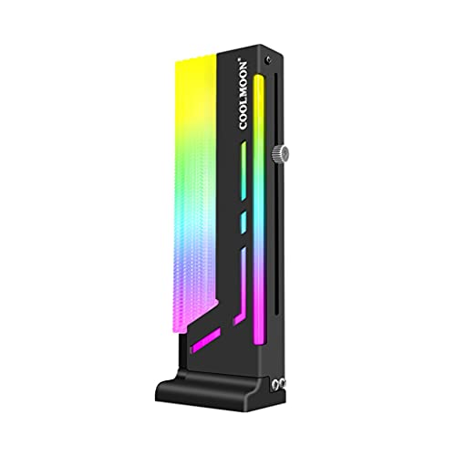 Buwei GPU-Halter Coolmoon cm-GH2 Vertikale GPU-Unterstützungshalterung Bunte 5V A-RGB-Halterung Computergrafik Grafikkartenständer GPU-Halter Buwei GPU-Halter Coolmoon cm-GH2 Vertikale GPU-Unterstützungshalterung Bunte 5V A-RGB-Halterung Computergrafik Grafikkartenständer GPU-Halter von Buwei